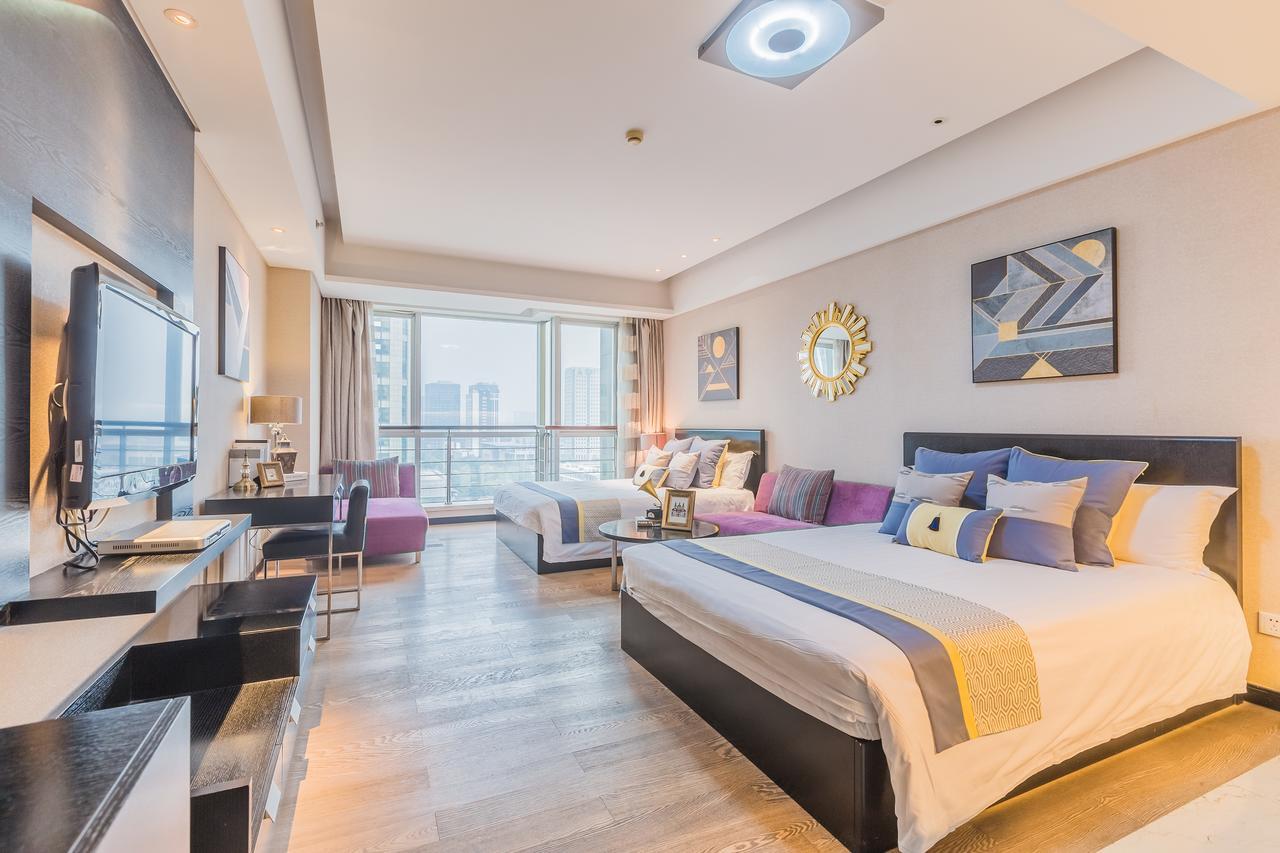 Binjiang Starlight Public Pavilion Hotel Apartment Hangzhou Eksteriør bilde