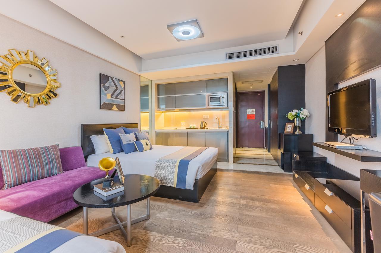 Binjiang Starlight Public Pavilion Hotel Apartment Hangzhou Eksteriør bilde