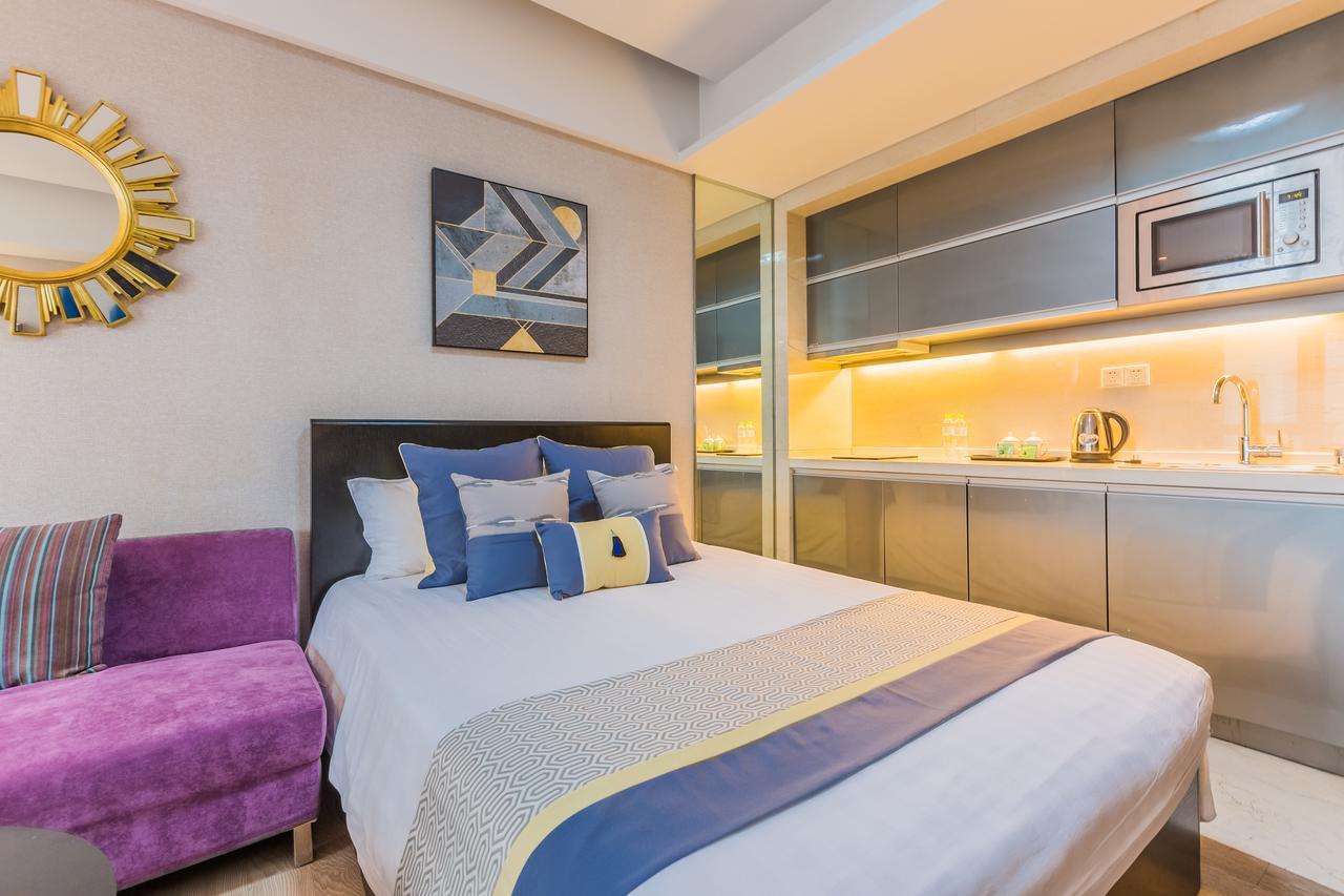 Binjiang Starlight Public Pavilion Hotel Apartment Hangzhou Eksteriør bilde