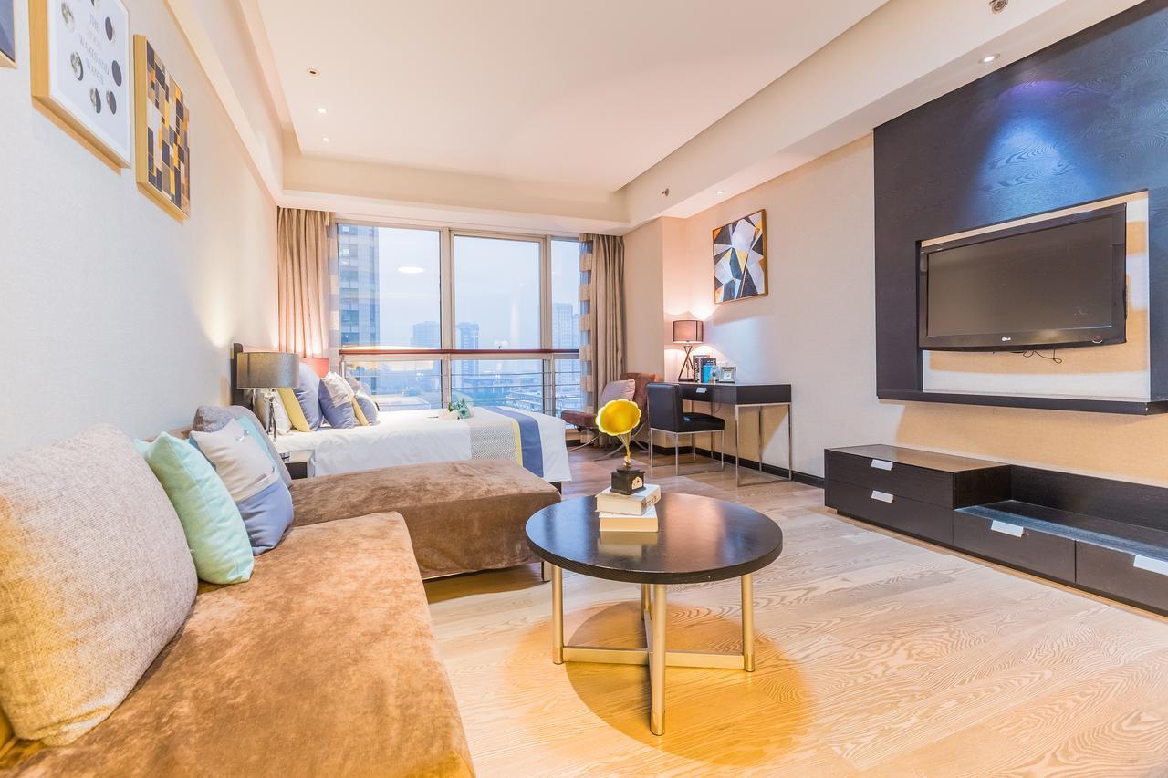 Binjiang Starlight Public Pavilion Hotel Apartment Hangzhou Eksteriør bilde